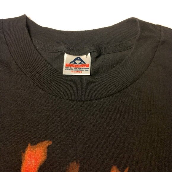 Vintage WCW World Championchip Wrestling West Virginia Lottery XL T Shirt - Picture 8 of 8